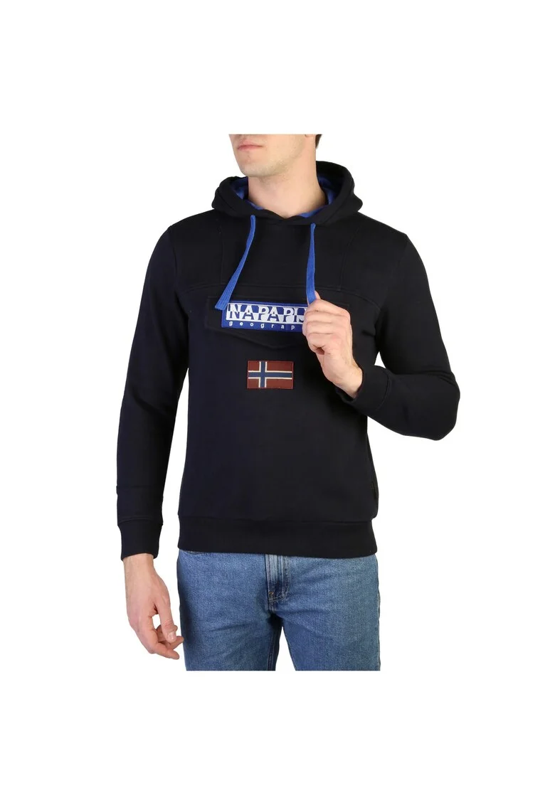 Hanorac barbati  BURGEE NP0A4FQK, Negru