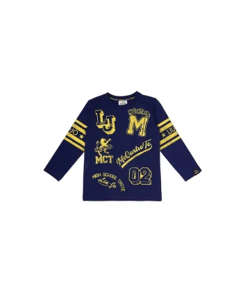 Tricou baieti  cu maneca lunga 4G1333TX, Albastru