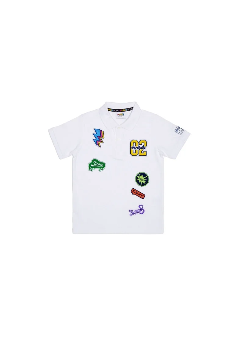 Tricou polo baieti  cu maneca scurta 4B1403TX, Alb
