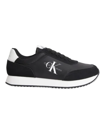 Pantofi sport low-cut cu detalii logo, Alb/Negru