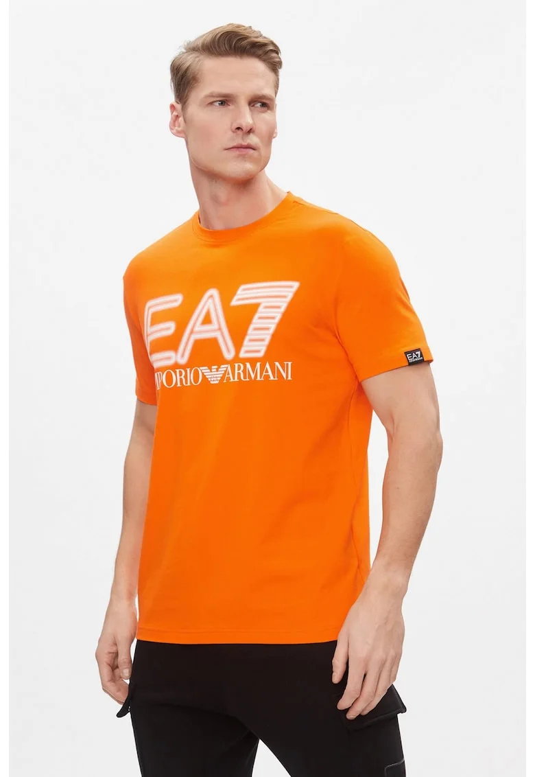 Tricou Barbati EA7 -  3DPT37, Portocaliu