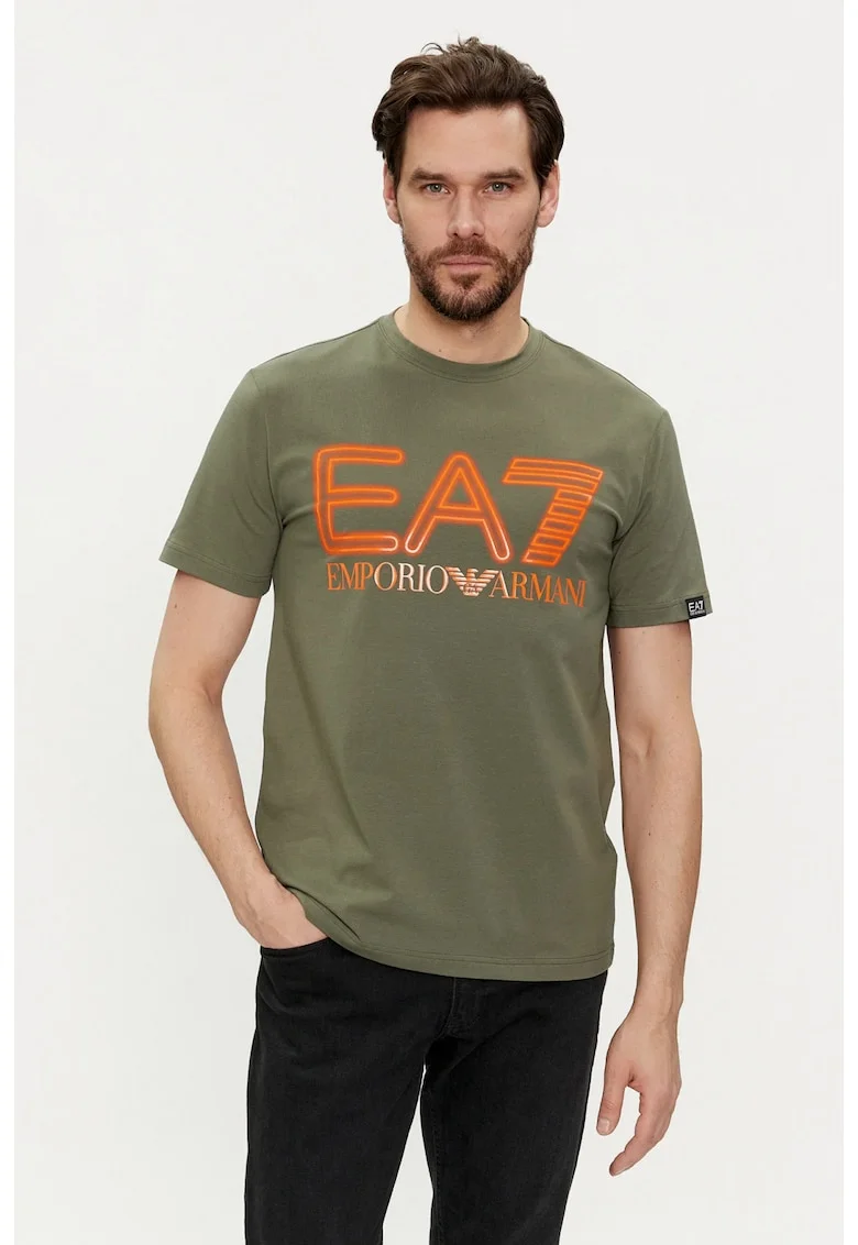 Tricou Barbati EA7 -  3DPT37, Kaki