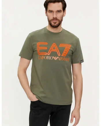 Tricou Barbati EA7 -  3DPT37, Kaki