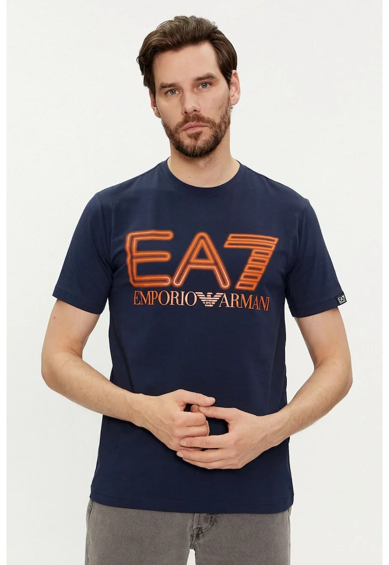 Tricou Barbati EA7 -  3DPT37, Bleumarin