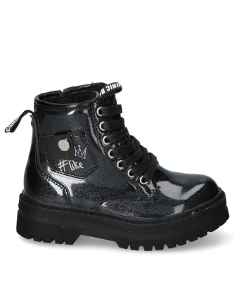 Botine  copii 6882, Negru
