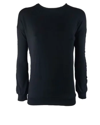 Bluza cu maneca lunga,  Negru/Albastru