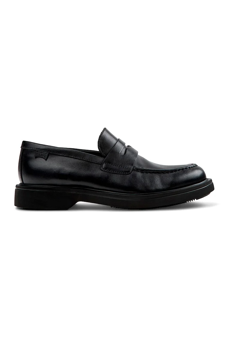 Pantofi loafer de piele Norman, Negru