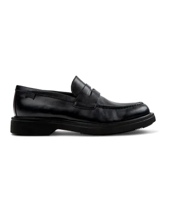 Pantofi loafer de piele Norman, Negru