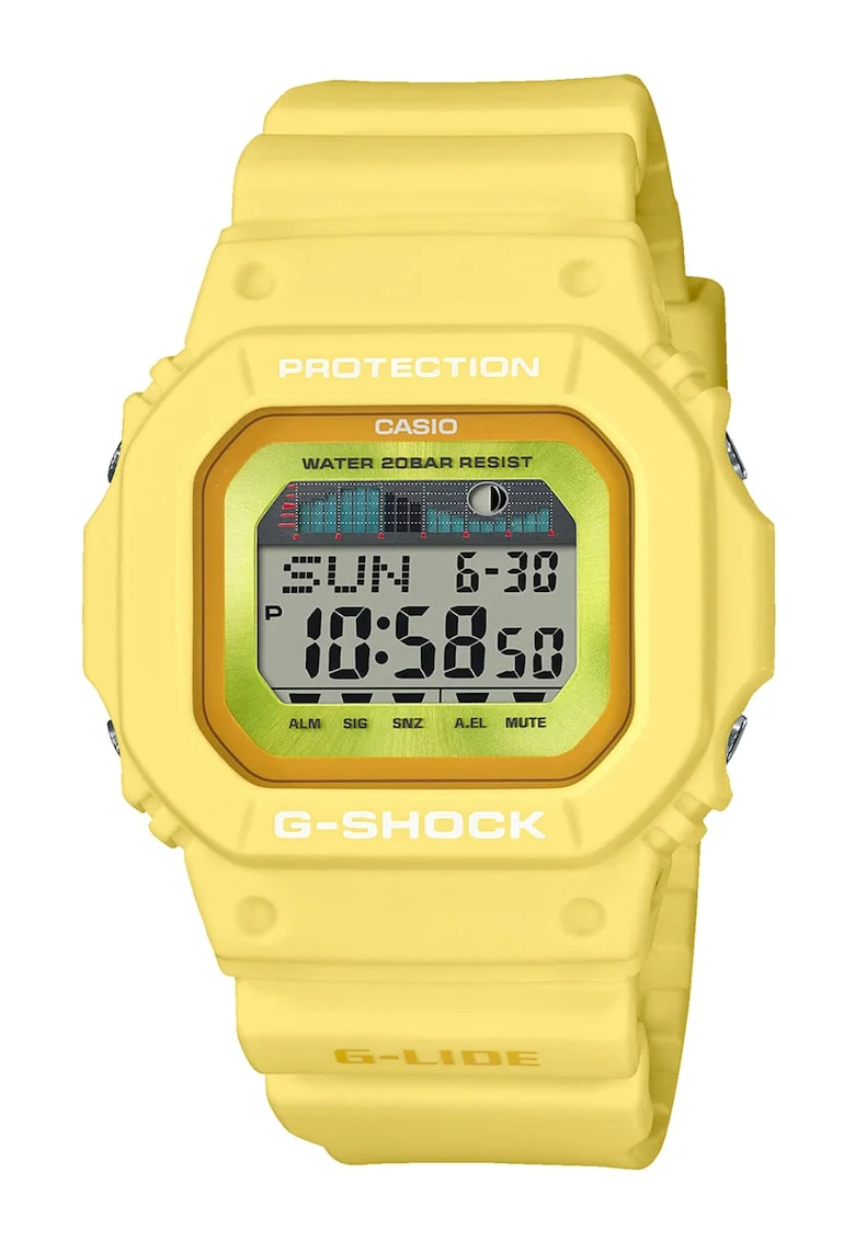 Ceas digital G-Shock, Galben pai