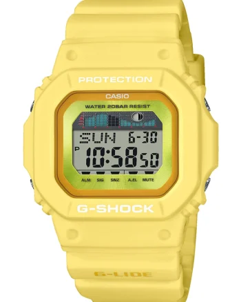 Ceas digital G-Shock, Galben pai