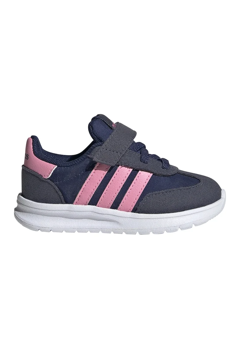 Pantofi sport Run 70s 2.0 cu velcro, Roz pastel/Bleumarin
