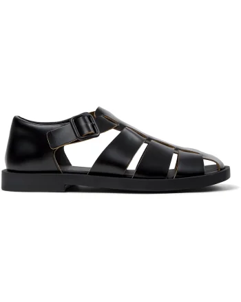 Sandale din piele Don, Negru