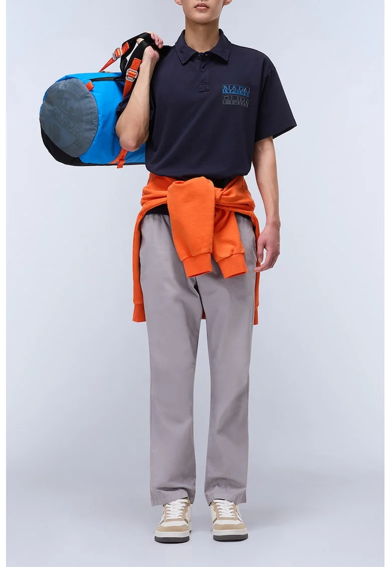 Tricou polo relaxed fit Cortona, Bleumarin