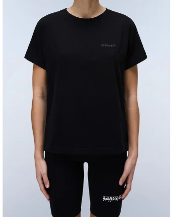 Tricou de bumbac Eclair, Negru