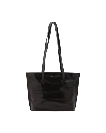 Geanta tote din piele, Negru