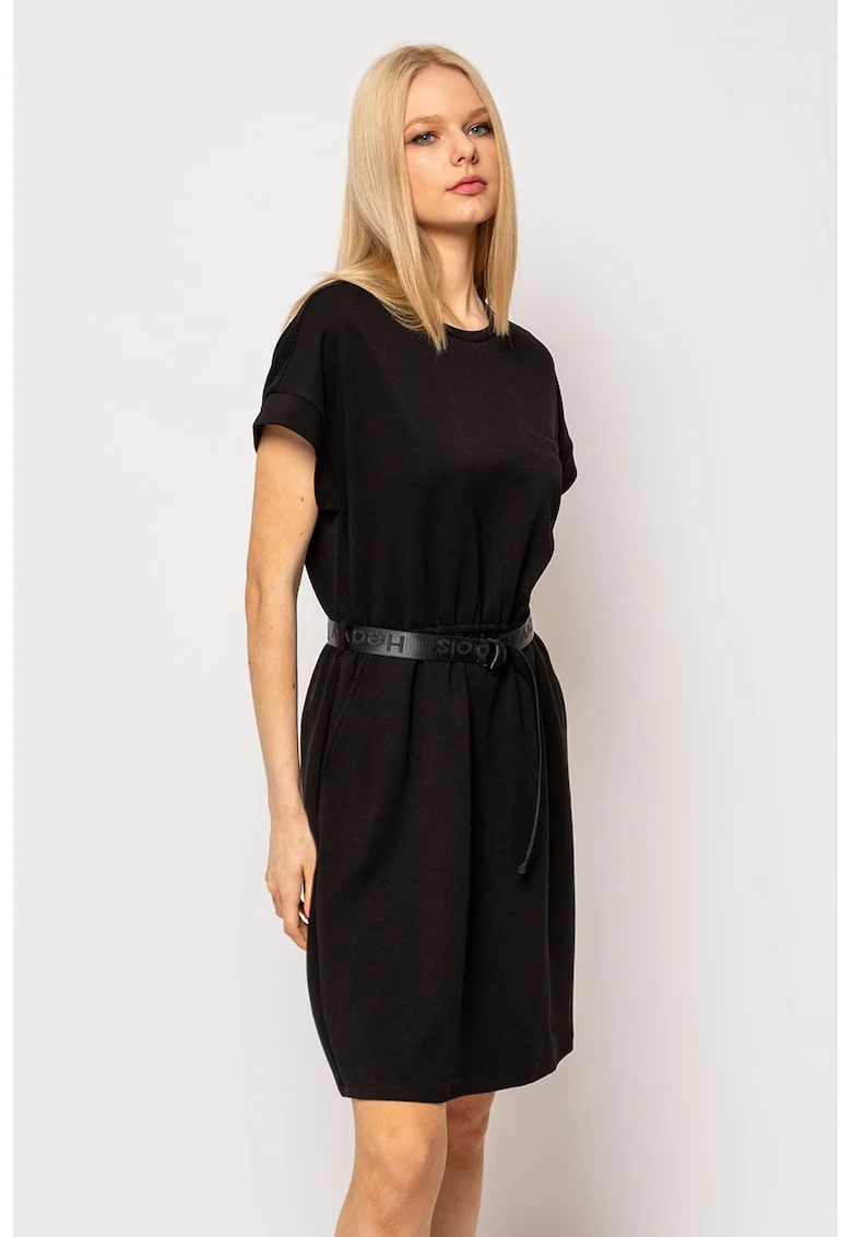 Rochie mini din amestec de modal Vikka, Negru