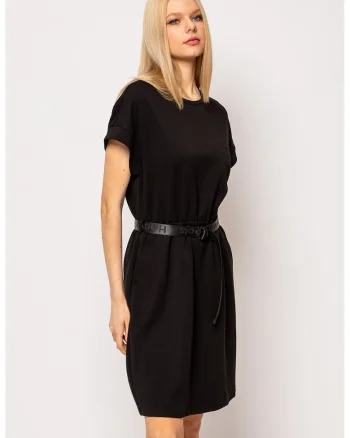 Rochie mini din amestec de modal Vikka, Negru