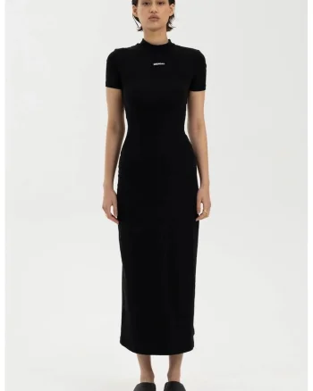 Rochie maxi cu decupaj pe spate, Negru