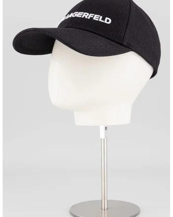 Sapca ajustabila cu logo Essential, Negru/Alb optic