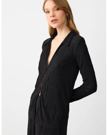 Camasa cu aspect striat, Negru