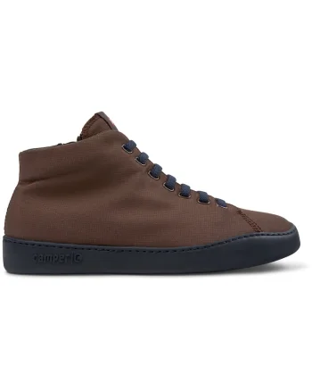 Pantofi sport mid-high din material textil Peu Touring, Maro