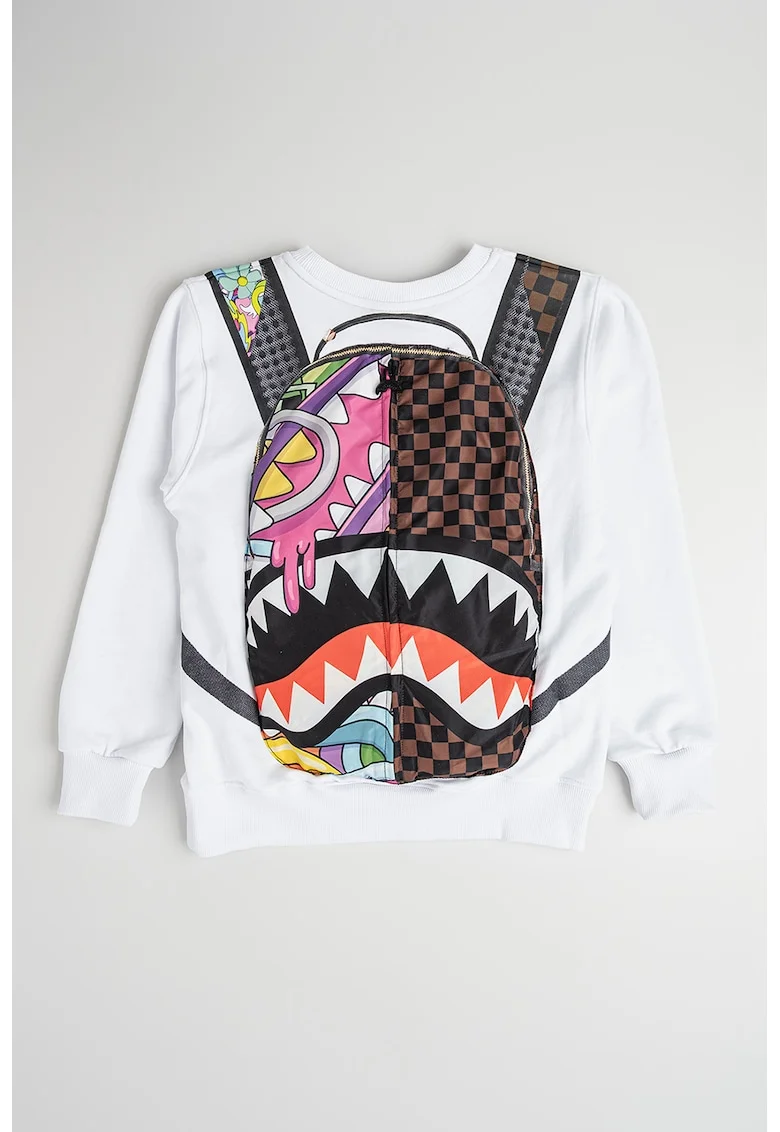 Set de hanorac si bluza sport Lucid Dreams Limited Edition, Rosu/Negru stins/Alb optic