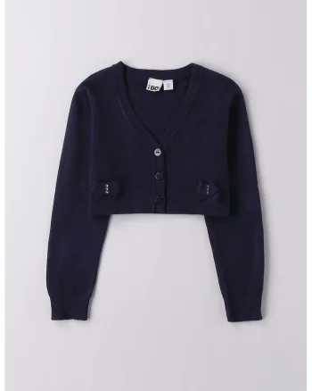 Cardigan cu funde, Bleumarin