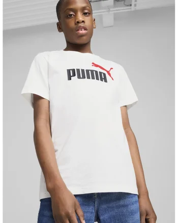 Tricou de bumbac cu imprimeu logo, Alb/Negru