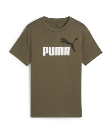 Tricou de bumbac cu imprimeu logo, Kaki