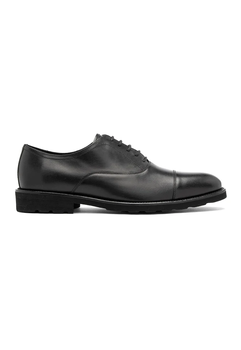 Pantofi Oxford de piele, Negru