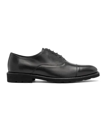 Pantofi Oxford de piele, Negru