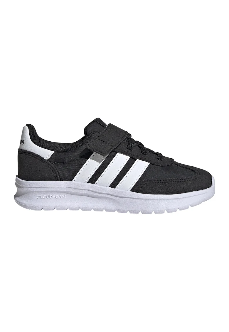 Pantofi sport cu velcro Run 70s 2.0, Negru/Alb optic
