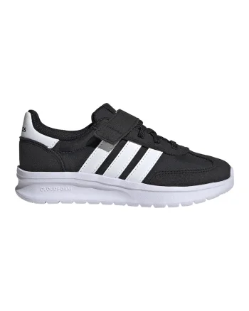 Pantofi sport cu velcro Run 70s 2.0, Negru/Alb optic