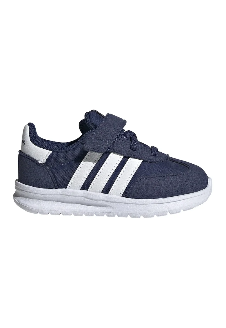 Pantofi sport Run 70s 2.0 cu velcro, Alb/Bleumarin
