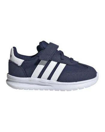 Pantofi sport Run 70s 2.0 cu velcro, Alb/Bleumarin