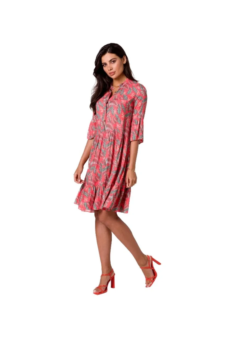 Rochie mini dama,  Isokane, Rosu