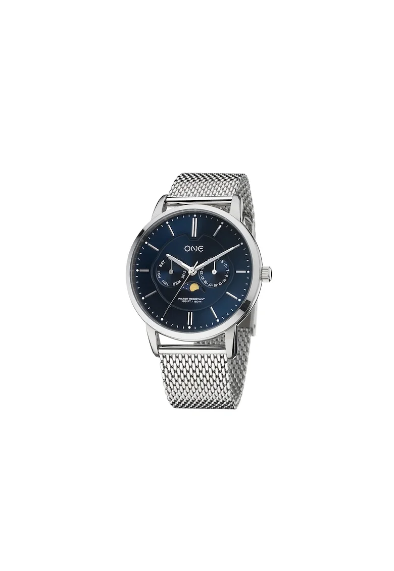 Ceas analog multifunctional Legendary, Argintiu