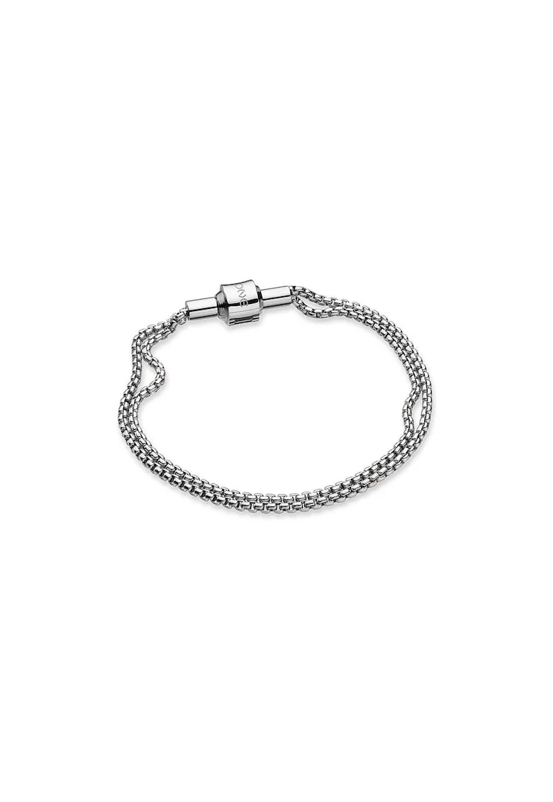 Bratara metalica  Energy Master Soft, Argintiu