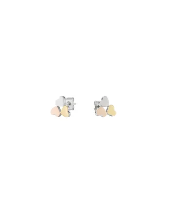Cercei stud cu inimioare Crazy Heart