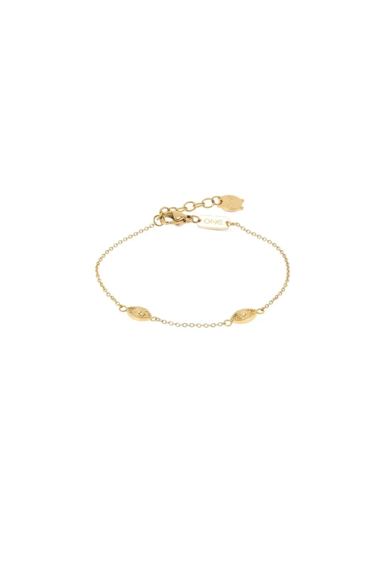 Bratara placata cu aur de 18K  Evil Eye, Auriu