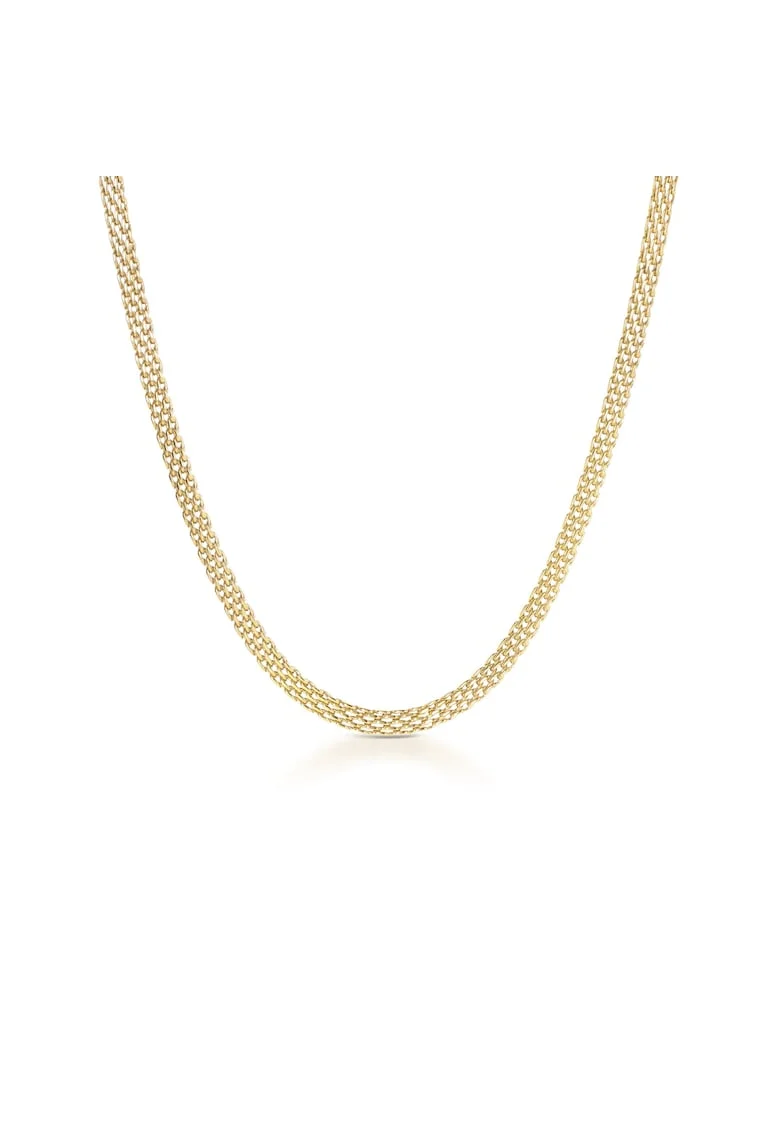 Lant placat cu aur de 18K,  Neckmess, Auriu