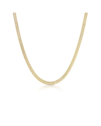 Lant placat cu aur de 18K,  Neckmess, Auriu