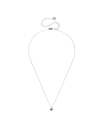 Colier cu pandantiv in forma de inima  Neckmess Heart, Argintiu