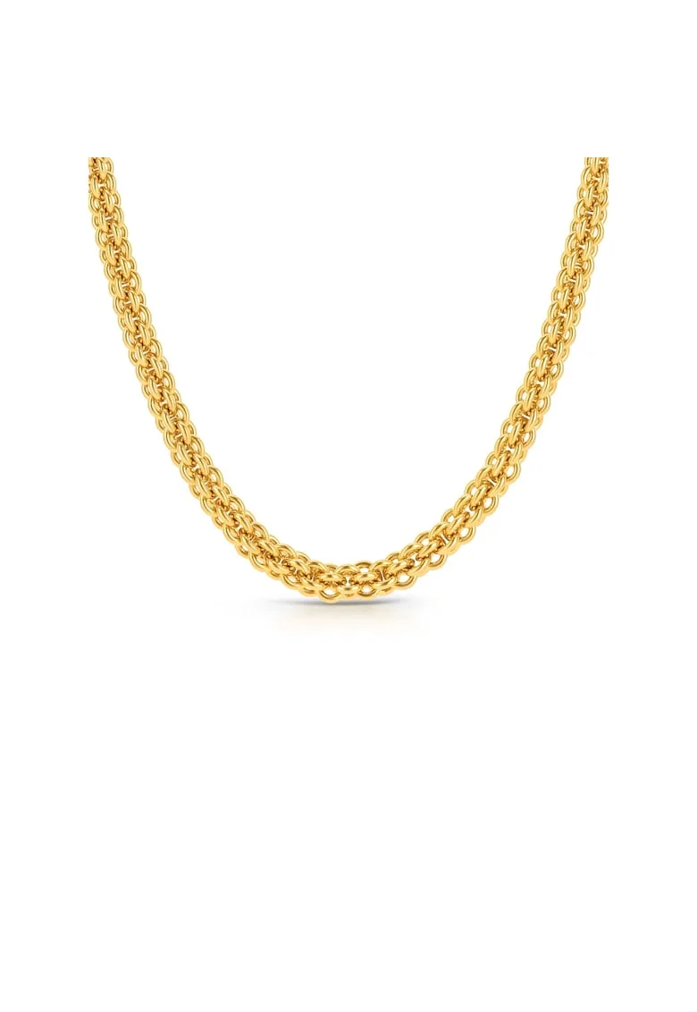 Colier placat cu aur de 18K, Auriu