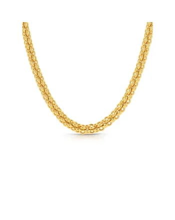 Colier placat cu aur de 18K, Auriu