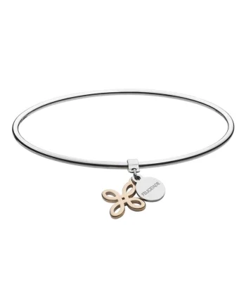 Bratara rigida Energy Blessing Happiness cu talisman, Argintiu