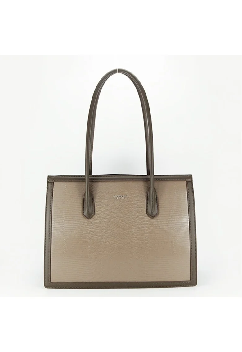 Geanta de talie mare DOS3425-4 16 Maro taupe 14515, Maro taupe
