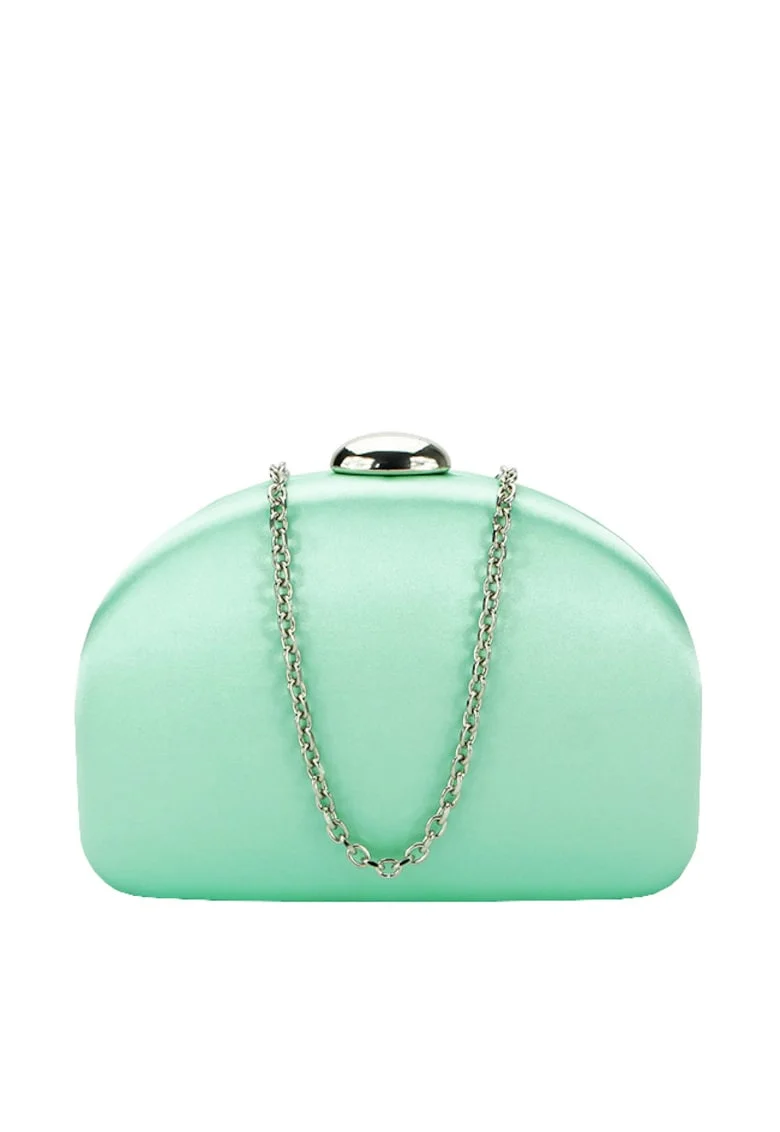 Geanta clutch verde menta, DYX3335-1 01, 12.5x19x4.5 cm 12887, Verde