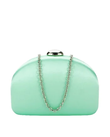 Geanta clutch verde menta, DYX3335-1 01, 12.5x19x4.5 cm 12887, Verde