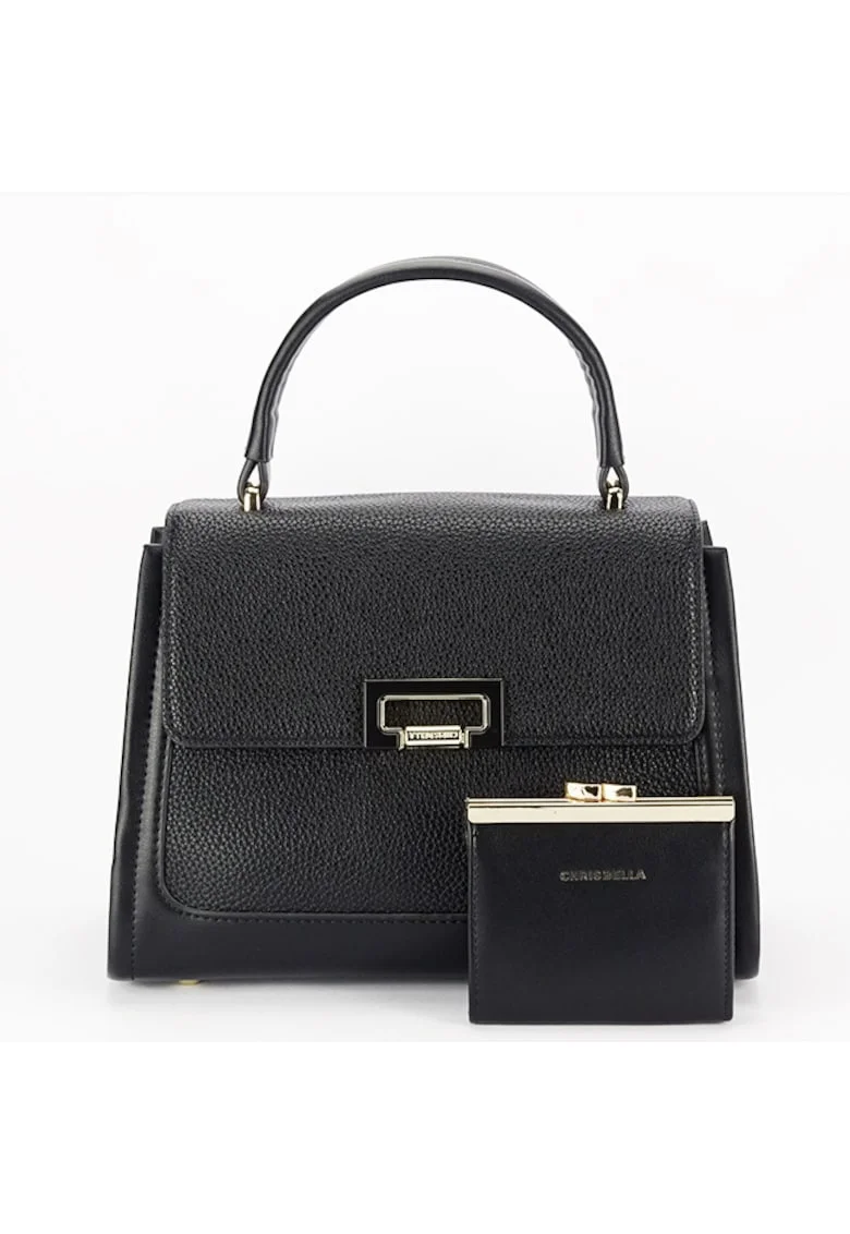 Geanta neagra Premium cu portofel CB2420-1 11 15829, Negru
